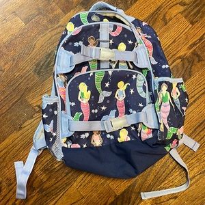 Pottery Barn Kids Large Blue Magical Mermaid Backpack